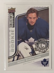 2009-10 Upper Deck Choice Rookie Reserve Jonas Gustavsson #296 Leafs